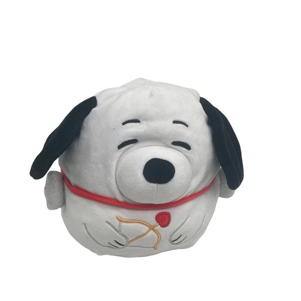 Squishmallow Snoopy Peanuts Plush Valentine's Day 2023 Heart Headband 8”